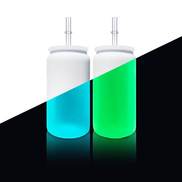 16oz Stainless Steel Sublimation Glow in the Dark Tumbler
