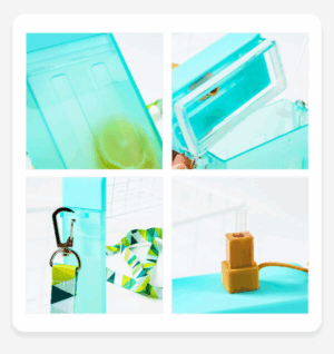 300ml/10oz Ice Cream Shaped Portable Kettle Plastic Popsicle Water Bottle