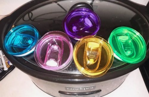 20oz Straight Sublimation Skinny Tumbler with Mixed-Colored Lids photo review