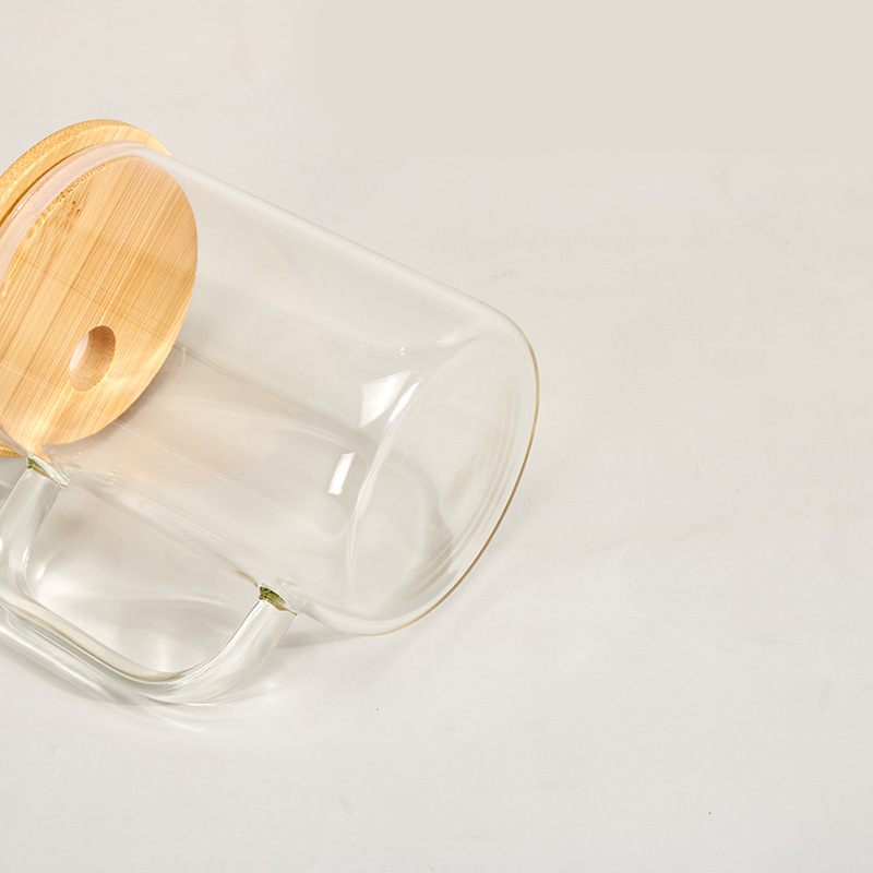 15oz-clear/frosted-sublimation-glass-tumbler-with-handle-&-bamboo-lid-display-3