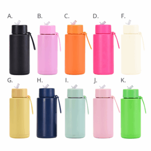 34oz Solid Color Vacuum Insulated Stainless Steel Flask Water Bottles