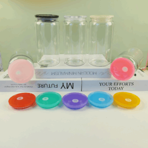 transparent-acrylic-16oz-libbey-beer-can-with-colored-pp-lids-display-2