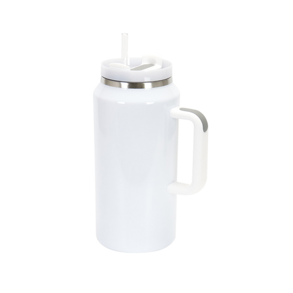 64oz Sublimation Quencher Adventure Travel Mug with Handle