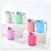 Mini 3oz Sainless Steel Sublimation Tumbler Shot Glass with Keychains and Rubber Plugs Mini 3oz Sainless Steel Sublimation Tumbler Shot Glass with Keychains and Rubber Plugs