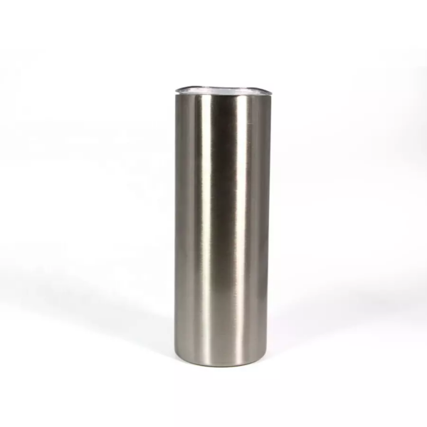 20oz Taperless Stainless Steel Blank Sublimation Skinny Straight Tumblers in Bulk