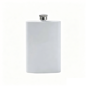 8oz White Sublimation Stainless Steel Flask Wine Water Bottle