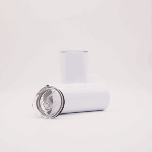 Straight Stainless Steel 15oz White Wholesale Sublimation Blank Tumblers in Bulk