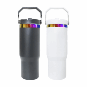 blank-and-white-30oz-gold-rainbow-plated-tumbler-with-portable-handle
