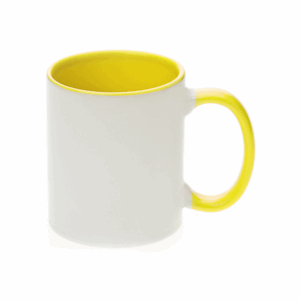 11/15oz Sublimation Blank Customized Ceramic Coffee Mug W/Solid Colors Inside and Handle