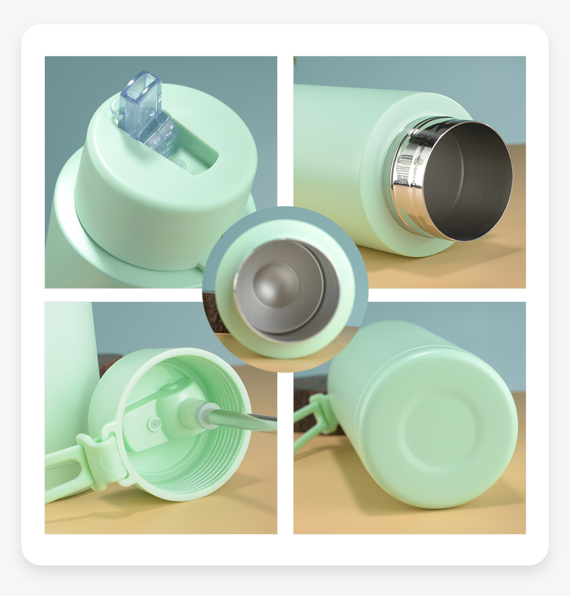 34oz Solid Color Vacuum Insulated Stainless Steel Flask Water Bottles