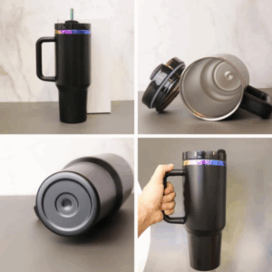 G2 40oz Quencher Powder Coated Rainbow Plated Tumbler