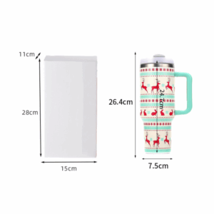 40oz Christmas Stainless Steel Tumblers with Handle