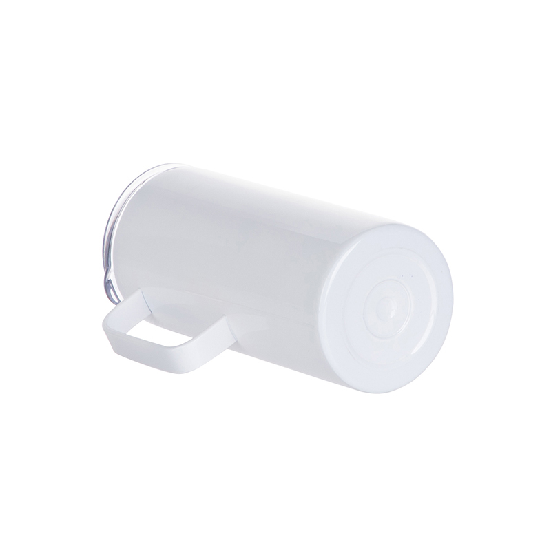 20oz Sublimation Stainless Steel Skinny Tumbler with Handle & Lid