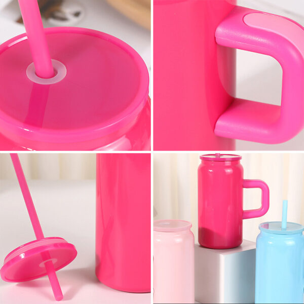 16oz Sublimation Blank Stainless Steel Soda Can With Handle - Details