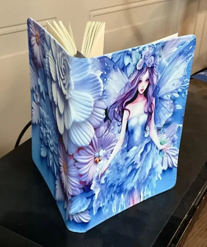 New Design Gift Blank Size A5 Sublimation Printable Notebook With Leather Cover photo review