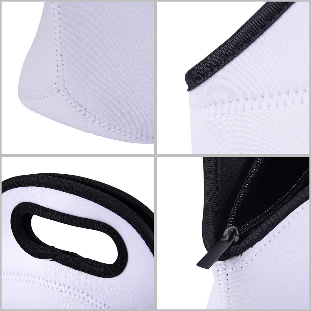 Sublimation Lunch Box Carry Case Handbags Tote with Zipper