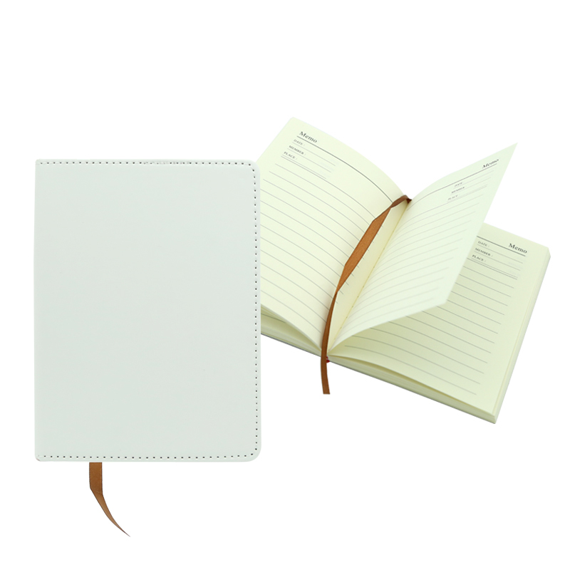 New Design Gift Blank Size A5 Sublimation Printable Notebook With Leather Cover