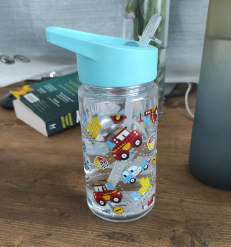 10oz Double Wall Acrylic Plastic Snow Globe Water Bottle photo review