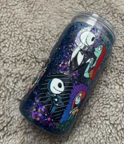 16oz Acrylic Snow Globe Cups with Pre-Drilled Hole photo review