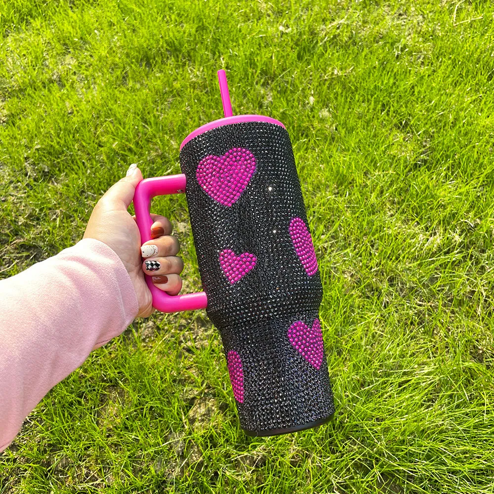 black-pink-rhinestone-sweet-heart-print-40oz-travel-mug-for-valentine-black-body