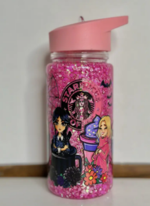 10oz Double Wall Acrylic Plastic Snow Globe Water Bottle photo review