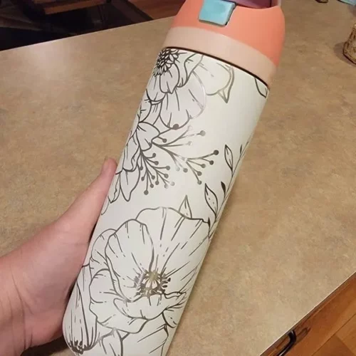 24/32oz Owala Dupe Freesip Insulated Stainless Steel Thermos Water Bottle with Built-in Straw photo review