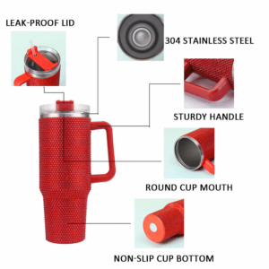 details-of-40oz-insulated-stainless-steel-rhinestones-bling-tumbler-car-cup-for-valentine