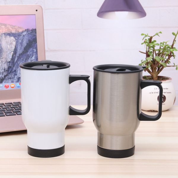 14oz Sublimation Blank Mug Thermal Stainless Steel Car Cup - Real Shots