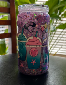 16oz Acrylic Snow Globe Cups with Pre-Drilled Hole photo review