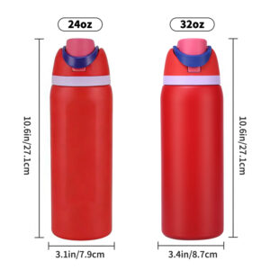 Owala Dupe Freesip Insulated Stainless Steel Thermos Water Bottle