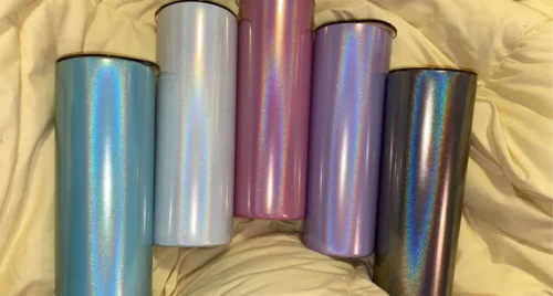 20oz Glitter Sublimation Tumbler Vacuum Insulated Bottle In Bulk Straight Tumbler photo review