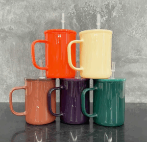 17oz Autumn Colors Sublimation Glass Mug with Handle - Real Shots