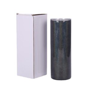 20oz Glitter Sublimation Tumbler Vacuum Insulated Bottle In Bulk Straight Tumbler