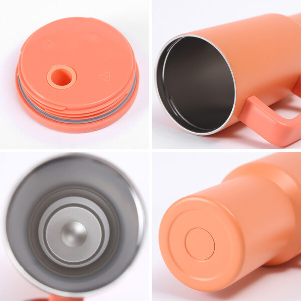 40oz Customizable Car Cup with Handle and Straw Large Capacity for Wholesale - Detail