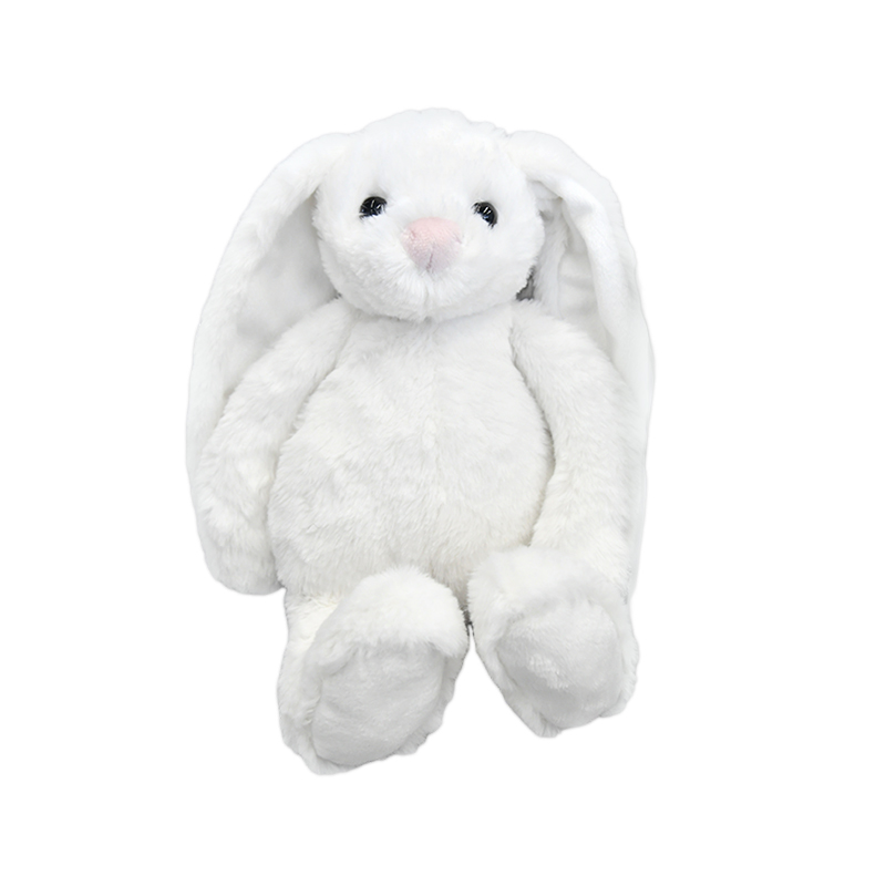 white-easter-rabbit-stuffed-doll-for-sublimation-long-eared-bunny-wholesale