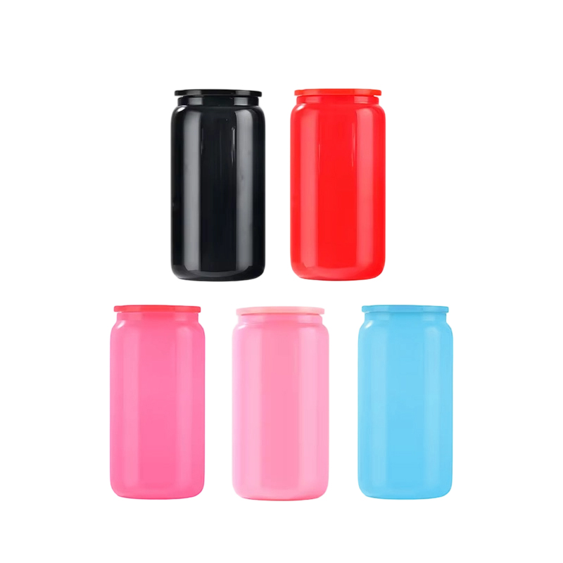 16oz-dark-colored-sublimation-glass-can-with-pp-lids-frosted