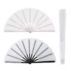 13in Sublimation Blank Fabric Folding Hand Fan Chinese Tai Chi Fan 13in Sublimation Blank Fabric Folding Hand Fan Chinese Tai Chi Fan