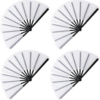 13in Sublimation Blank Fabric Folding Hand Fan Chinese Tai Chi Fan – Black 13in Sublimation Blank Fabric Folding Hand Fan Chinese Tai Chi Fan - Black