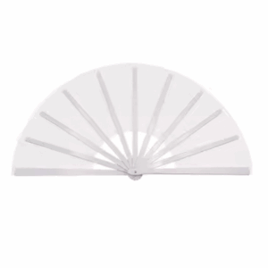13in Sublimation Blank Fabric Folding Hand Fan Chinese Tai Chi Fan – White 13in Sublimation Blank Fabric Folding Hand Fan Chinese Tai Chi Fan - White