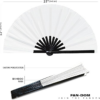 13in Sublimation Blank Fabric Folding Hand Fan Chinese Tai Chi Fan – Size 13in Sublimation Blank Fabric Folding Hand Fan Chinese Tai Chi Fan - Size