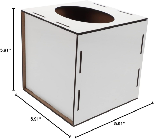MDF Sublimation Blank Tissue Box Dispenser - Detail
