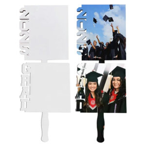 2025 Graduation Sublimation Blank Paddle Fan Photo Frame