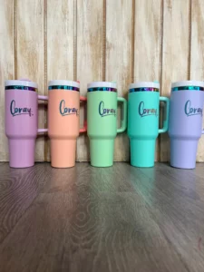 彩镀40oz travel mugs