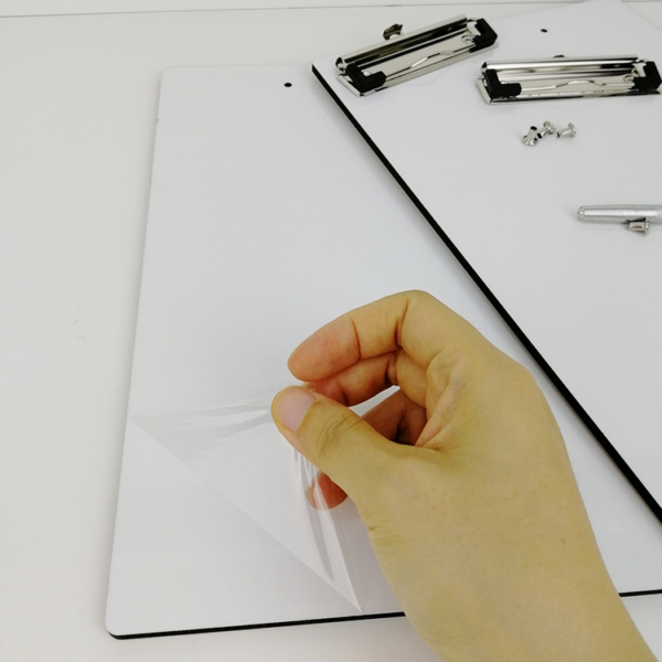 MDF Sublimation Blank A4 Size Custom Printed Clipboard School Office - Detail