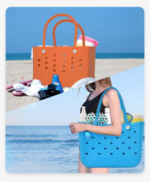 Durable Waterproof EVA Beach Tote Bag for Women - Real Shots