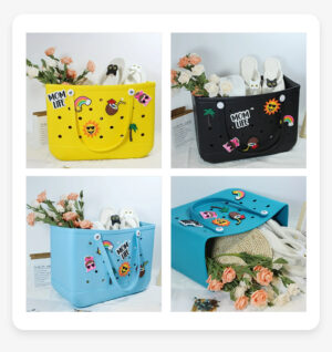 Durable Waterproof EVA Beach Tote Bag for Women - Real Shots