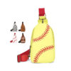 PU Leather Baseball Adjustable Shoulder Strap Rugby Chest Bag