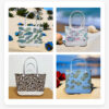 Trendy Hollow Cow Print Waterproof EVA Beach Tote Bag for Women – Real Shots Trendy Hollow Cow Print Waterproof EVA Beach Tote Bag for Women - Real Shots