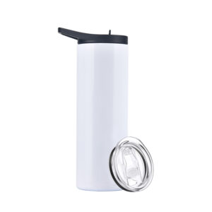 20oz Sublimation Blank Tumbler with Portable Handle & Slide Lid