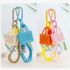 Silicone Beach Bag Pendant Keychain Silicone Beach Bag Pendant Keychain